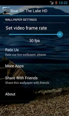 Boat Video Wallpaper HD android App screenshot 0